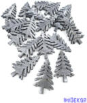  Fa dekor fenyőfa 20db/csomag - Szürke