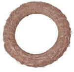 Valex Decor Szizállal bevont széna koszorúalap 20cm/4cm - Bézs (KA2-20S)
