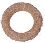 Valex Decor Szizállal bevont széna koszorúalap 15cm/3cm - Bézs (KA2-15S)