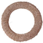 Valex Decor Szizállal bevont széna koszorúalap 25cm/5cm - Bézs (KA2-25S)
