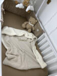 Baby Forest Puha meleg kötött babatakaró egyedi hímzéssel