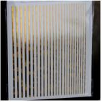 Zodiac Körömmatrica Gold AB csík