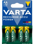 VARTA R6 AA akkumulátorok, 2600 mAh, Recharge Accu Power, 4db (5716101404)