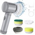  6 Az 1-BEN Elektromos Tisztítókefe Forgó Felmosókhoz (Clear-Shua-gray)