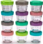 Melli Melii Üveg Ételtartók, 118 ml, 12 db