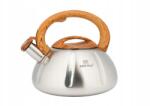 Kinghoff Hagyományos acél vízforraló Kinghoff 3 l szürke és ezüst árnyalatok (5908287232914)