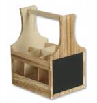 Kesper Fa tároló doboz, 6 rekeszes, 16×20×26cm (69276)