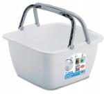 Stefanplast Luna szögletes mosogató 40cm (18.5l) fogantyúkkal Ph színkeverék (00158)