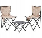 Koopman Camping bútor összecsukható asztal 2 szék (8721037303781)