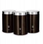 Berlinger Haus Élelmiszer doboz készlet, fekete, rozsdamentes acél, 3 db (BH-6828)