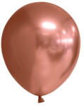 Flippy Set 12 Baloane, Flippy, din Latex Chrome, 25 cm, Roz-Auriu (teo-162068)