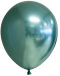 Flippy Set 12 Baloane, Flippy, din Latex Chrome, 25 cm, Turcoaz (teo-162072)
