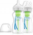 Dr. Brown's Dr. Brown's Anti-colic üveg Options+ széles nyakú 2x270 ml-es üveg (DRBWB91700)