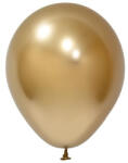 Flippy Set 12 Baloane, Flippy, din Latex Chrome, 13 cm, Auriu (teo-162079)