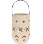 ProGarden Kerámia lámpa 23 cm fogantyúval bézs (KO-095202930bezo)