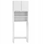ModernHome Fürdőszobai mosógép szekrény fehér szekrény polcokkal 183 cm ModernHome (RH1908-45)