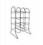  Fém borállvány fekete 12 palack (HT-22170822)