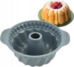  Szilikon tortaforma, kuglóf sütőforma, szürke (wef33r33454)