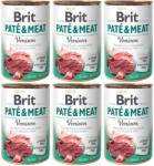 Brit Pástétom és Húsos Szarvas 6x400g Nedves Kutyaeledel