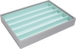 Stackers Casetă pentru bijuterii Stackers cu cinci compartimente classic gri-verde mentă (73783)