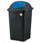 Stefanplast Multipat konténer, 60 literes, négyzet alakú, Piros/mo fedéllel, Ph (8003507702042)