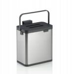 Kela Bio hulladékgyűjtő Plata rozsdamentes acél matt ezüst 20, 5x13, 0x21, 0cm 2, 1l (4025457121296)