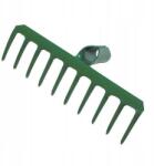 MAT gereblye 10 fogú, d. 28cm acél Profi cseh termék (8590419518132)