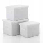 Kela Rimossa 3 db fehér kosárkészlet (21672)