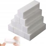 PAZYOU Fehér polírozó blokk 100/100 10 db körmökhöz manikűr pedikűr polírozó (manicure pedicure)