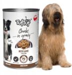 Tuf Tuf Bult Tuf Tuf húsdarabok vadhússal nedves kutyaeledel 415g 1 darab