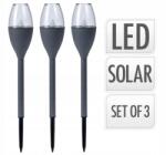 ProGarden Napelemes kerti lámpa szett 3 db 38 cm (8719202891829)