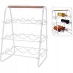 Excellent Houseware Fém bortartó, 9 palack számára (hz1915470)