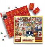 Allbag Adventi Naptár Puzzle, 24 db-os, karácsonyi képek, 70x40cm (PUZZLE002)