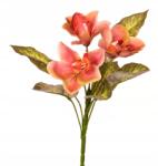 Dalia-RP Orchidea szilikon csokor bordó művirágok nád kompozíció (bukiety kwiatów do wiązanek)