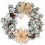  dekoráció Koszorú 30cm Ratan/pv színkeverék (AKB003060-wianek)