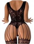 Uxxu Bodystocking Bielizna Erotyczna Komplet Sexy Strój Pończochy Z Pasem