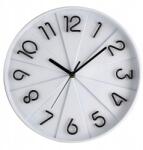  falióra átmérője 30 cm, 3D számlap, Ph, üveg, fém Fehér (615023)