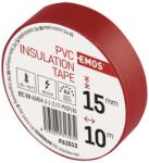 EMOS Szigetelőszalag 15mmx10m Pvc Piros (F61513)