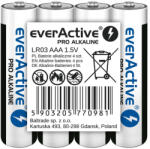 everActive alkáli elem AAA 1, 5V 4 darabos (Pro)