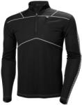 Helly Hansen Active 1/2 Zip férfi sí aláöltöző felső, fekete-fehér XXXL