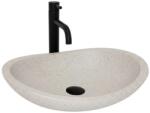 Rea Leona pultra ültethető mosdó, bézs REA-U3609 (REA-U3609)