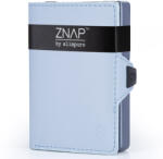 Slimpuro ZNAP, portofel subțire, 12 cărți, compartiment pentru monede, 8, 9 × 1, 8 × 6, 3 cm (L × Î × l), protecție RFID (ZNAPPBlueLBlue12) (ZNAPPBlueLBlue12) - klarstein