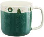 Ambition Scarf kötött mintájú bögre 370 ml zöld (5907078482736)