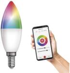 EMOS Gosmart LED izzó GoSmart gyertya E14 4, 8W (40 W) 470 lm RGB dimmelhető WiFi ZQW322R (ZQW322R)