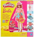 Hasbro Play-Doh: Barbie virágminták és rojtok gyurmaszett - Hasbro (G1360) - innotechshop