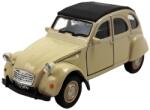 Welly Welly: Citroen 2CV bézs fém kisautó modell 1/64 (21520Z/bezscit)