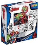 Luna Luna: Bosszúállók 2 az 1-ben 100db-os színezhető puzzle (000506165) - innotechshop