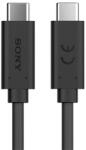 Sony Adatkábel Type-C-Type-C, 100W, Gyorstöltő, 100 cm Fekete