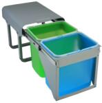 EKOTECH - Beépíthető hulladékgyűjtő EKKO FRONT 40 - 2x16 liter (90224100) - watermarkt