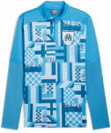 PUMA OM 1/4 zip edzőpóló Prematch 2024/25 kék